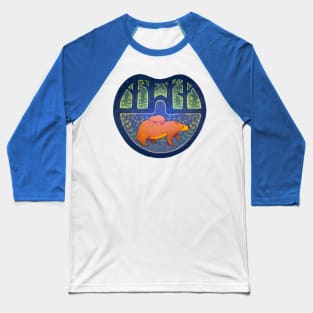 The love of mother bear in jungle Baseball T-Shirt